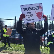 Transdev Contract Picketing 4/8/26