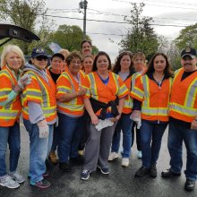 TWU Local 252 Working Women&#039;s Committee Highway Clean Up