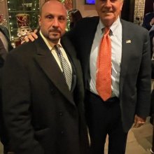 Dan Busa with Nassau County Executive Bruce Blakeman