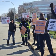 Picketing Transdev