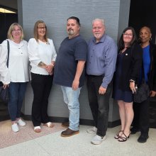 June Meigel, Rosemary Laucella, Eric Reed, Donna Hunt and Nina Thomas